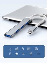 Hub USB 3.0 à 4 ports de type C - 5 120 Mbps - Style MAC - 4 ports