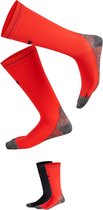 Xtreme - Chaussettes de sport de compression - Unisexe - Multi rouge - 42/45 - 2 paires - Chaussettes de course - Chaussettes de sport
