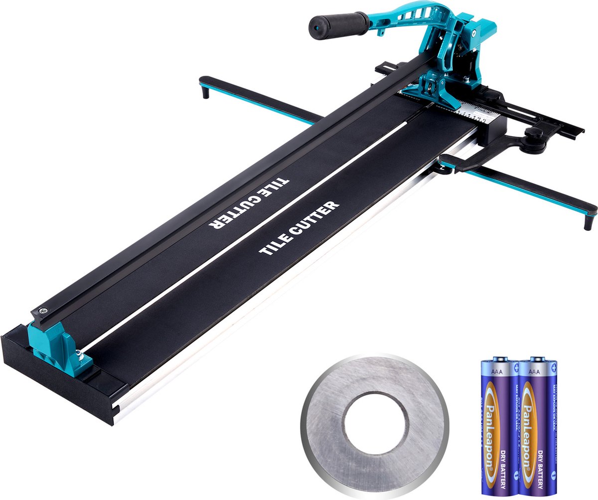 VEVOR Tegelsnijder Met Een Totale Snijlengte Van 1200 Mm Snijmachine Min 4-15 Mm Snijbreedte 25mm Tegelsnijmachine Incl Extra Snijwiel Tegelleg