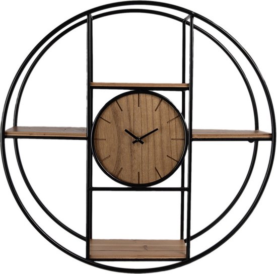 Kare Design Wandklok Levi Bruin 60cm Kare Design Wandklok Levi Bruin 60cm