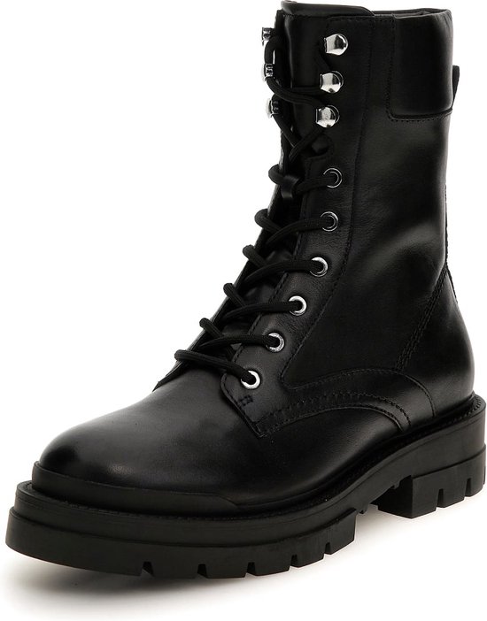 Guess Obetter Dames Laarzen Leder Zwart Bruin Maat 38 bol