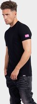 Dsquared2 Icon T-Shirt Heren Zwart/Roze - Maat: L