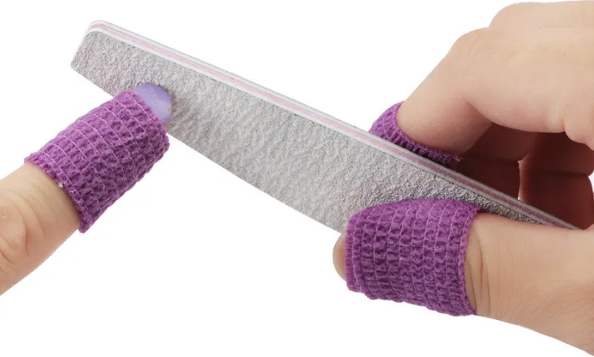 Flex wrap nagel tape - Beschermen van de nagels - Wit