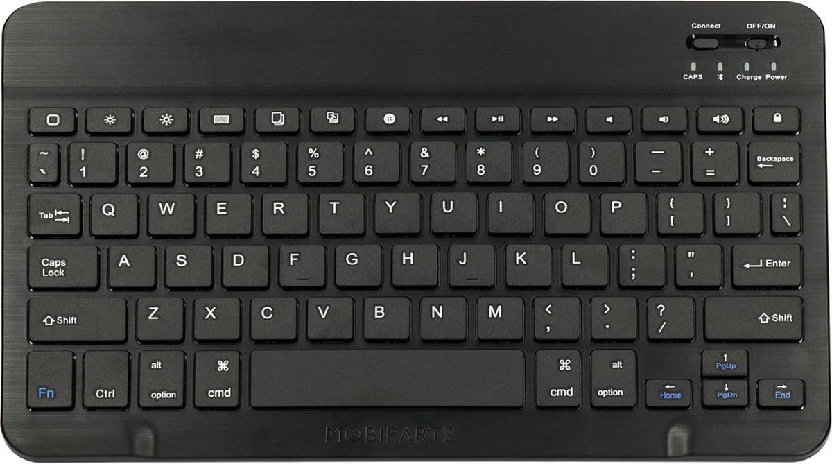 Mobiparts - Blauwtooth Keyboard Case Apple iPad 10.2 (2019/2020/2021) - Zwart
