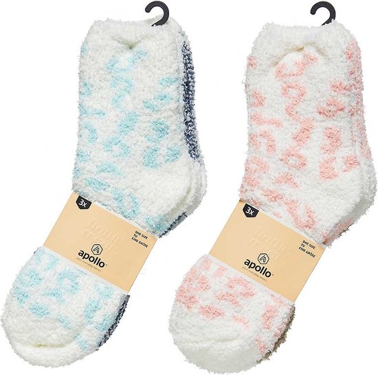 Bedsokken dames Heerlijk Zacht 3-Pak Roze | – More than socks