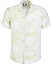 Gabbiano Overhemd Resort Overhemd Met Allover Print 333730 546 Lime Green Mannen Maat - S