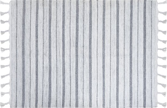 BADEMLI - Vloerkleed - Wit - 160 x 230 cm - Synthetisch materiaal