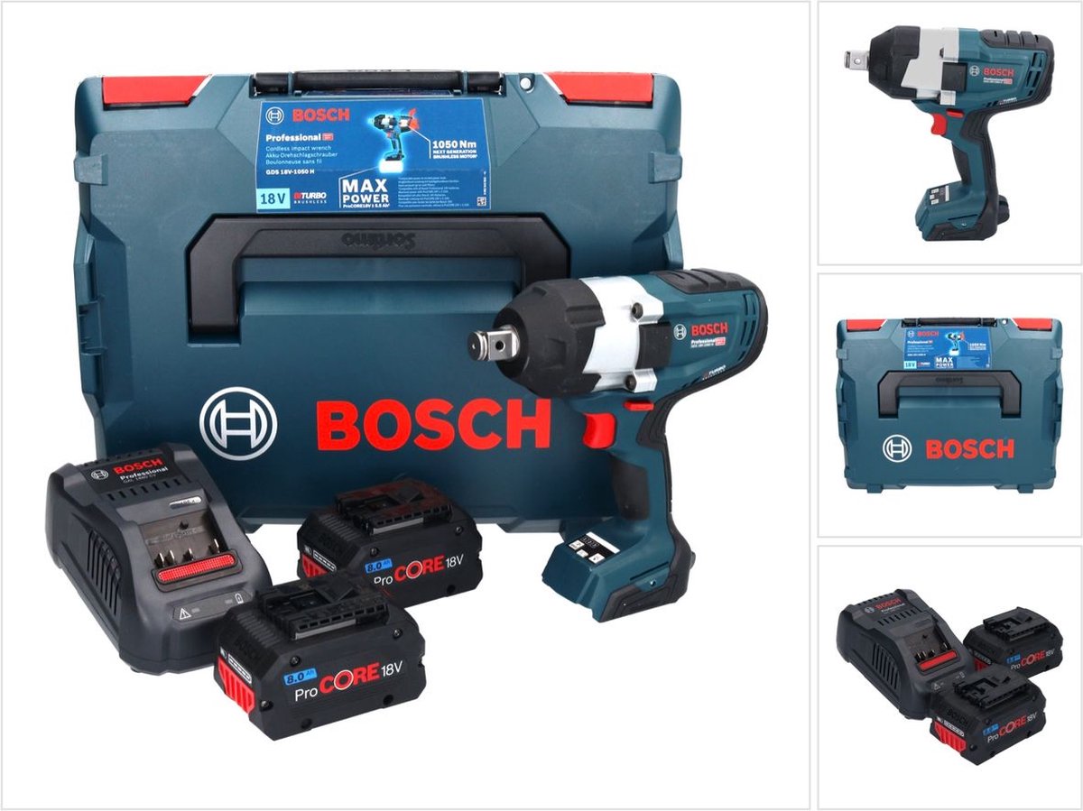 Bosch 06019J8302 - Boulonneuse sans fil GDS 18V-1000