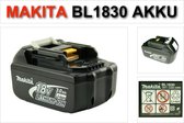 MAKITA Batterij BL1830 - Li-On - 18 V - 3.0 Ah