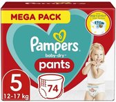 Pampers - Baby Dry Pants - Maat 5 - Mega Pack - 74 luierbroekjes
