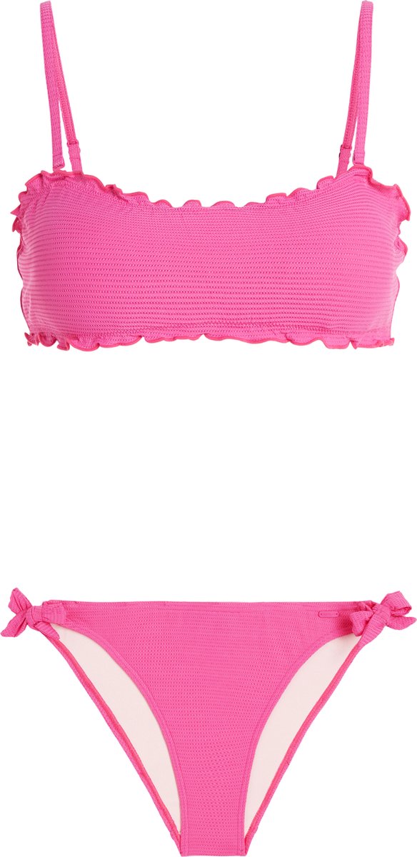 Protest Prtsidra – Bandeau bikini set Dames – Cheeky – Uitneembare vulling Lipstickpink