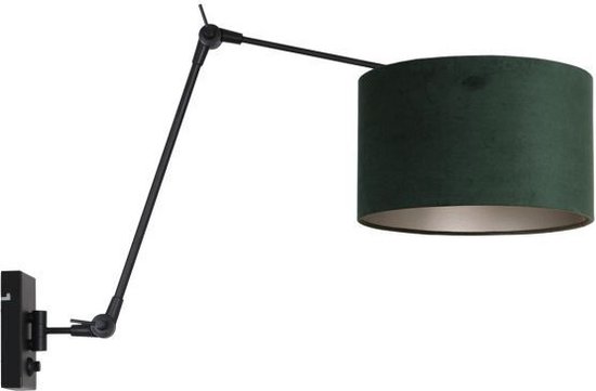 Steinhauer wandlamp Prestige chic - zwart - - 8121ZW