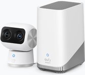 eufy Security Indoor Cam S350 4K double caméra avec AI + HomeBase 3 - Avantage groupé