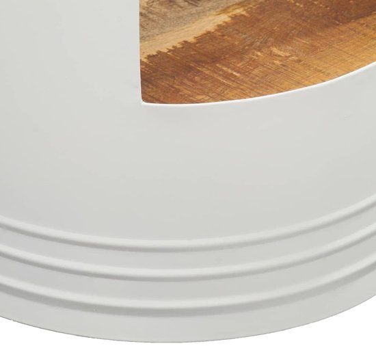 vidaXL - Salontafel - 43x55 - cm - massief - mangohout