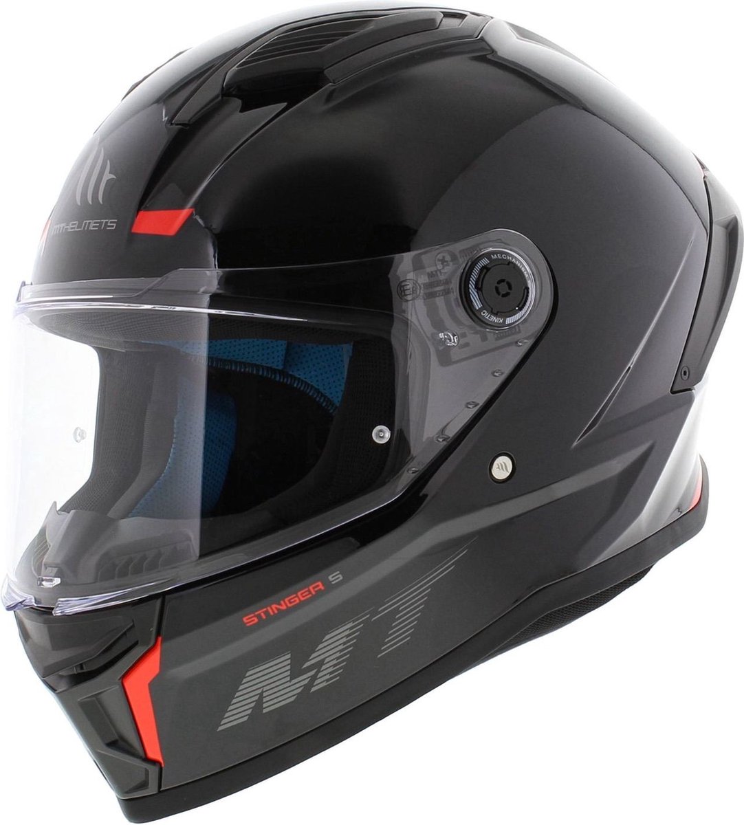 MT Stinger 2 integraalhelm glans zwart S - Scooterhelm Motorhelm