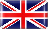 Mini vlag sticker - autostickers - autosticker voor auto - 5 stuks - bumpersticker - Verenigd Koninkrijk