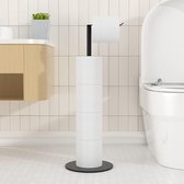 Toiletpapierhouder met verzwaarde basis, staand voor het opbergen van wc-papier, premium roestvrij staal, staand zonder boren
