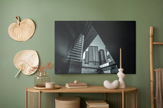 Peinture Roi - Peinture sur toile Beaux Bâtiments modernes - 90 x 60 cm