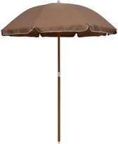 The Living Store - Parasol - 155x190 cm - Uv-bescherming - Polyester - Taupe