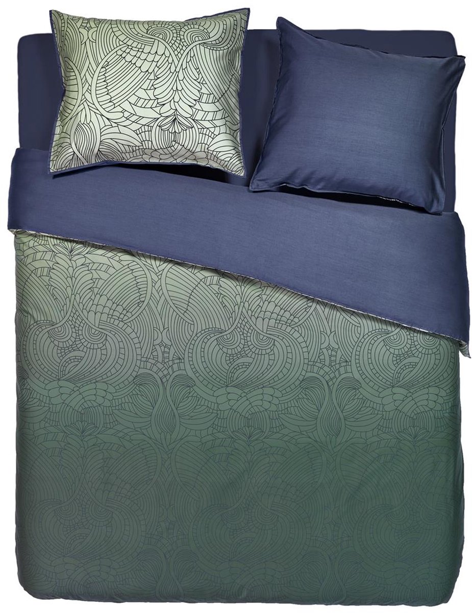 MOOOI Dodo Pavone dekbedovertrek - Lits-Jumeaux - 240x200/220 - Groen