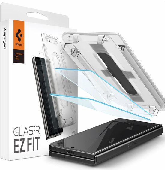 Verre trempé Spigen Glas.tr ez Fit 2-pack iPhone 15 Pro Max Clear
