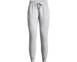 Under Armour Under Armour UA Rival Fleece Jogger Dames Sportbroek - Grijs - Wit