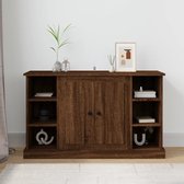 The Living Store Dressoir Classic Bruineiken - 100 x 35.5 x 60 cm - Duurzaam bewerkt hout