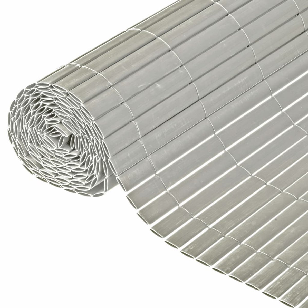 Nature - Tuinscherm - dubbelzijdig - 1.5 x 3m - PVC - wit - zeer goede afscherming