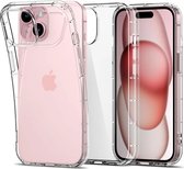 Transparant Dun TPU Hoesje Geschikt voor Apple iPhone 15 | Back Cover | Lichtgewicht | Ultra Dun Hoesje | Flexibel | Zacht TPU | Doorzichtig