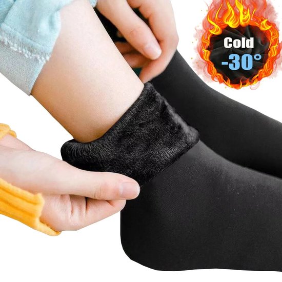 Dikke sokken voor meisjes, thermische wintersokken, warme wandelsokken