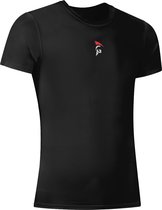 Gladiator Sports Compressie shirt - Sportshirt - Sportkleding voor Heren - Hardloop Shirt - Zwart - S