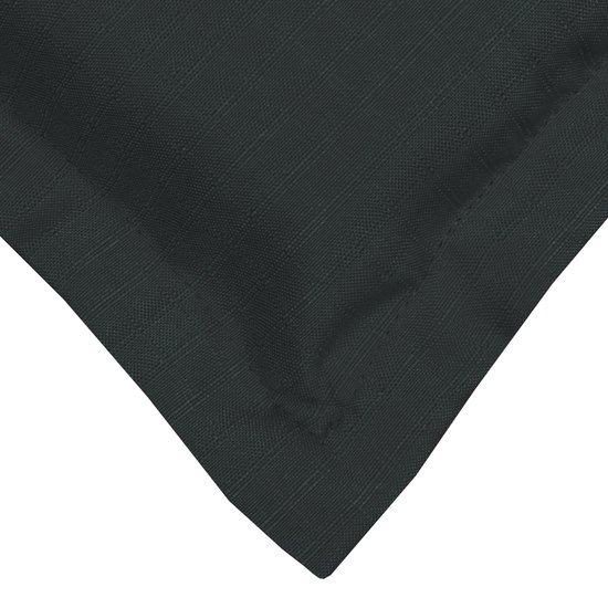 Beautissu Base NL – Set van 2 Tuinstoelkussens Lage Rug 100x50x6 cm Antraciet Kussen voor Tuinstoelen Zitkussen