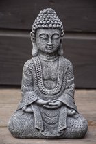 Boeddha Lotus, 22cm hoog, met veel details