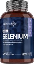 maxmedix Selenium tabletten - 200 mcg - 365 tabletten voor 1 jaar voorraad - Ondersteunt de schildklier en het immuunsysteem