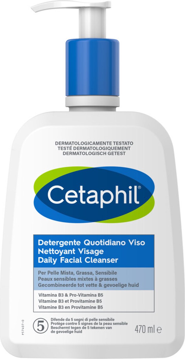 Cetaphil Daily Facial Cleanser - 4 x 470 ml - Voordeelpakket