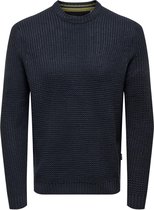 Pull Homme ONLY & SONS ONSADAM 5 STRUC CREW KNIT - Taille S