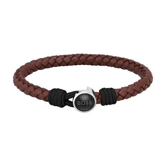 BOSS Sieraden Heren THAD SPORT Collectie Armband in Nylon, Size S, Nylon, Geen edelsteen