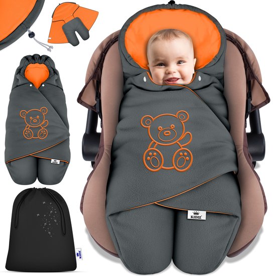PETITE&MARS - Voetenzak voor baby's 3in1 JIBOT blauw
