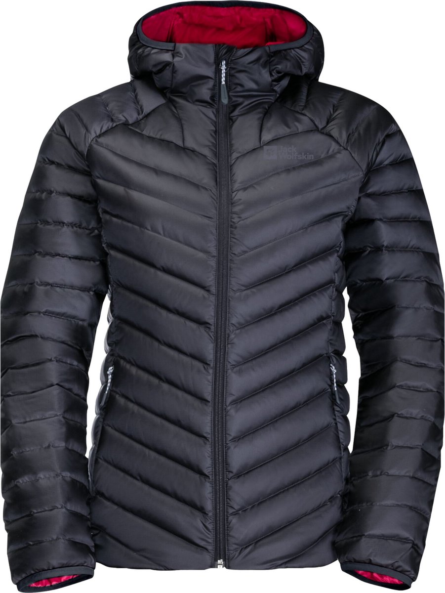 Jack Wolfskin Passamani Down Hoody W 1207101-1388 Vrouwen Jasje Grijs