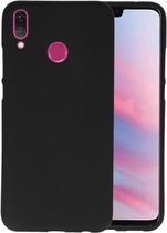 Bestcases Color Telefoonhoesje - Backcover Hoesje - Siliconen Case Back Cover voor Huawei Y9 2019 - Zwart