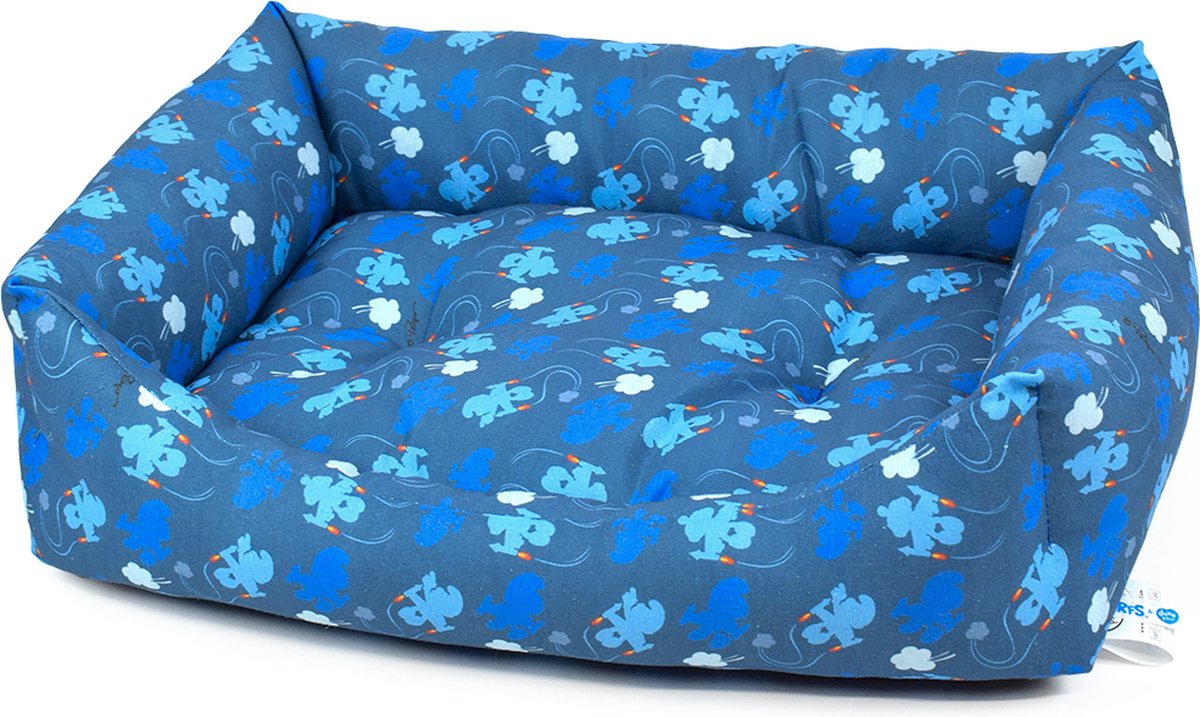 Smurfs Duvoplus - Dierenkussen - Hond - De Smurfen Mand Rechthoekig 85x70x20cm - 1st