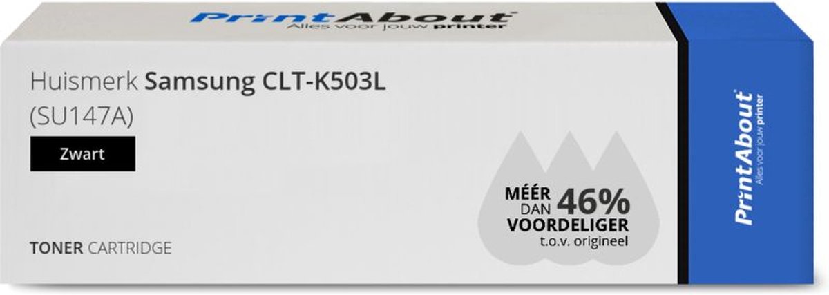 PrintAbout Huismerk Samsung CLT-K503L (SU147A) Toner Zwart
