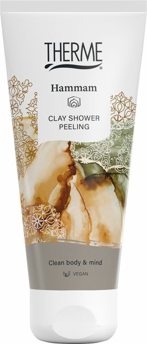 Therme Clay Shower Peeling Hammam - 3 x 200 ml - Voordeelverpakking