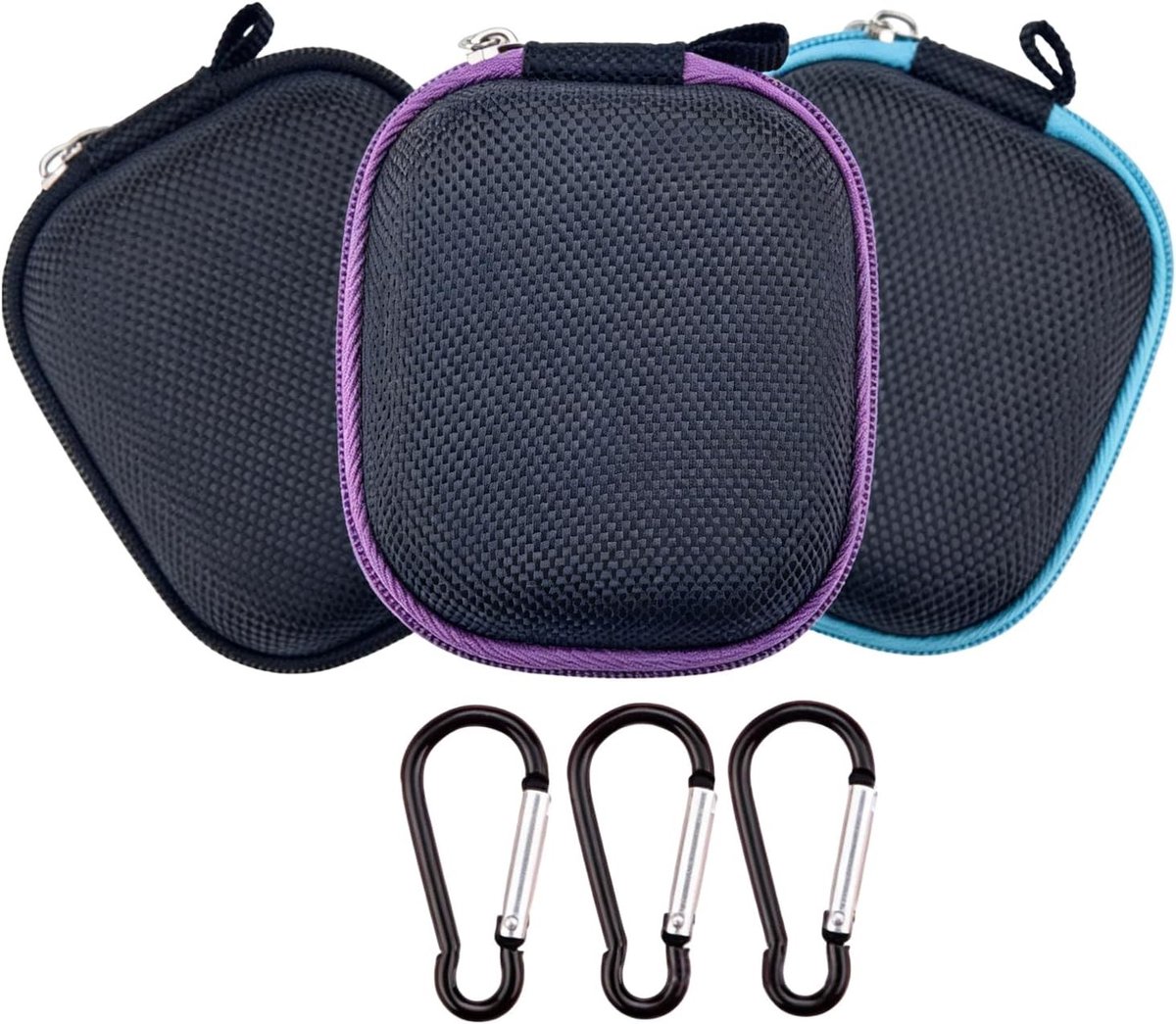Draagbare tas voor essentiële oliën - Organisator voor 6 flessen en accessoires, ideaal voor reizen en opslag van rollerflessen