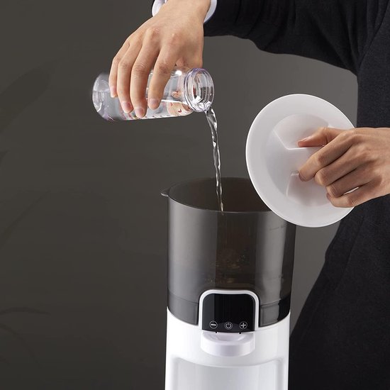 Flessenmaker voor baby's, instant warmer, flessenwarmer baby, waterdispenser voor onmiddellijke productie van formuleflessen, afneembare container, 24/7 warm, zwart — afbeelding 3