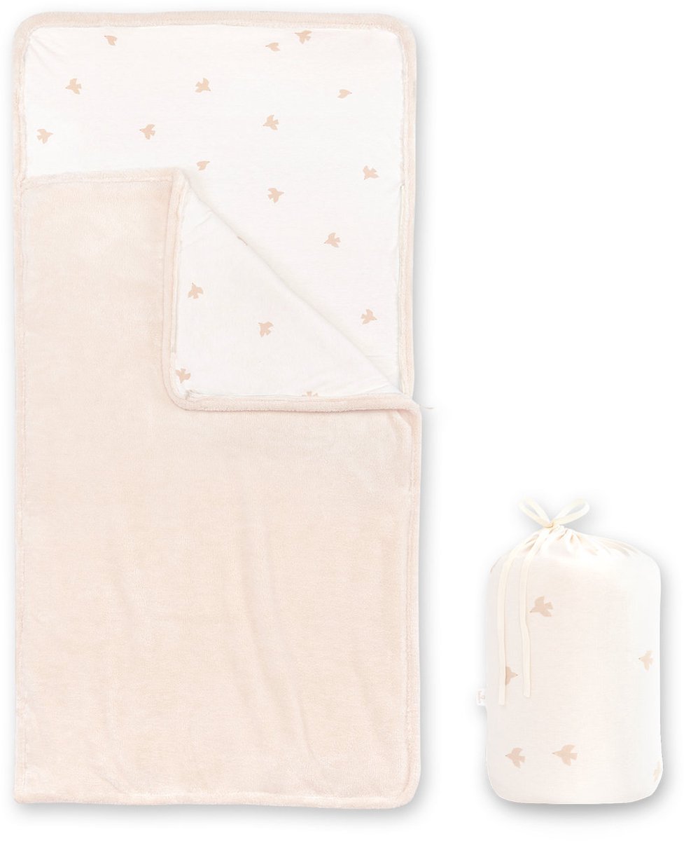 BEMINI Kinderslaapzak - Camping Bag 70x140cm - TOG 3 - Knus cocon - Marshmallow
