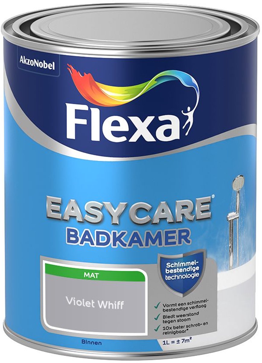 Flexa - Easycare Badkamer - Violet Whiff - 1 L - Kleur Van Het Jaar 2027