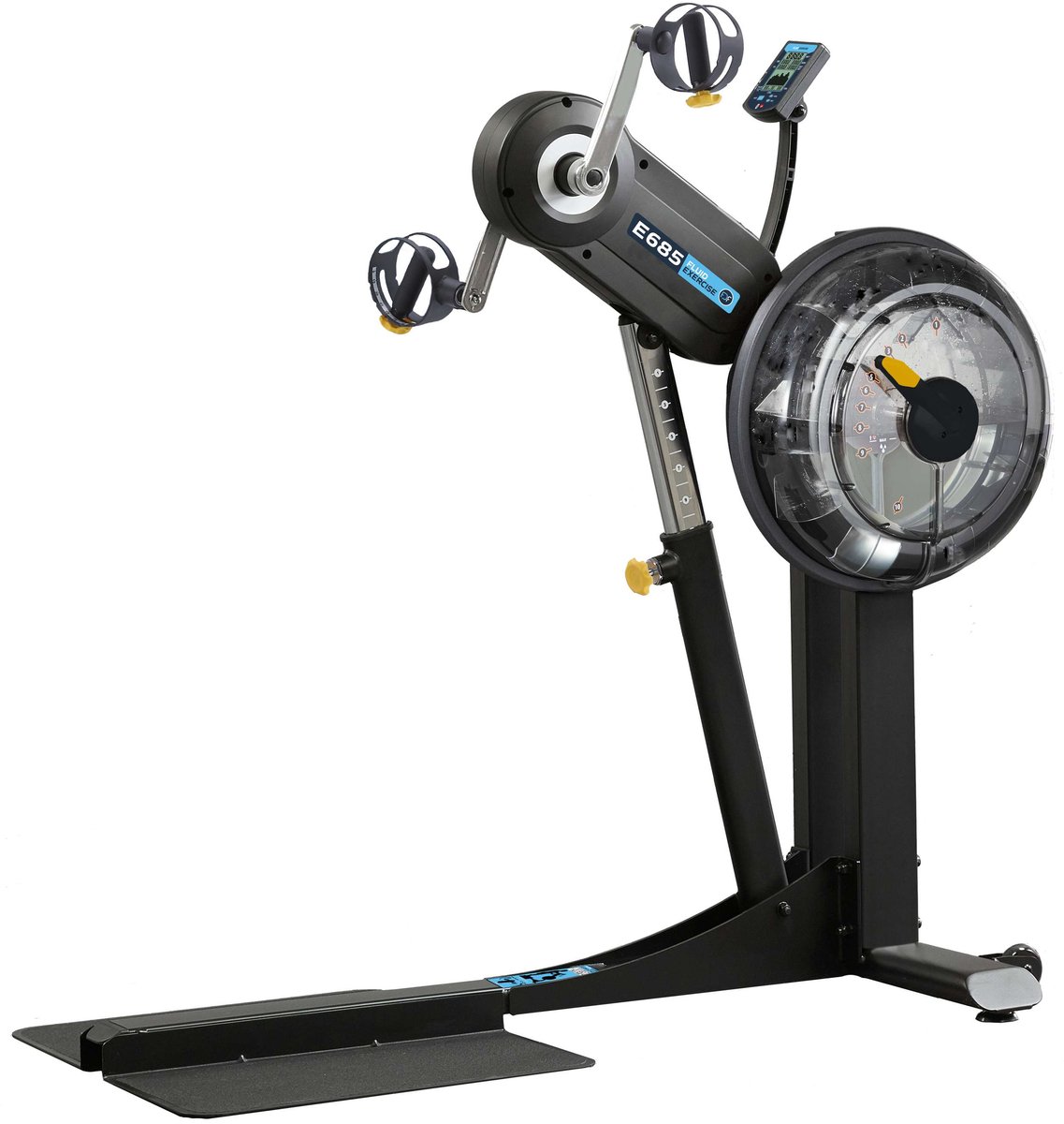 Fluid Exercise E685 Armtrainer - Upper Body Ergometer - Staande Armtrainer met 10 Waterweerstandsniveaus - Bidirectioneel - Voor Revalidatie en HIIT