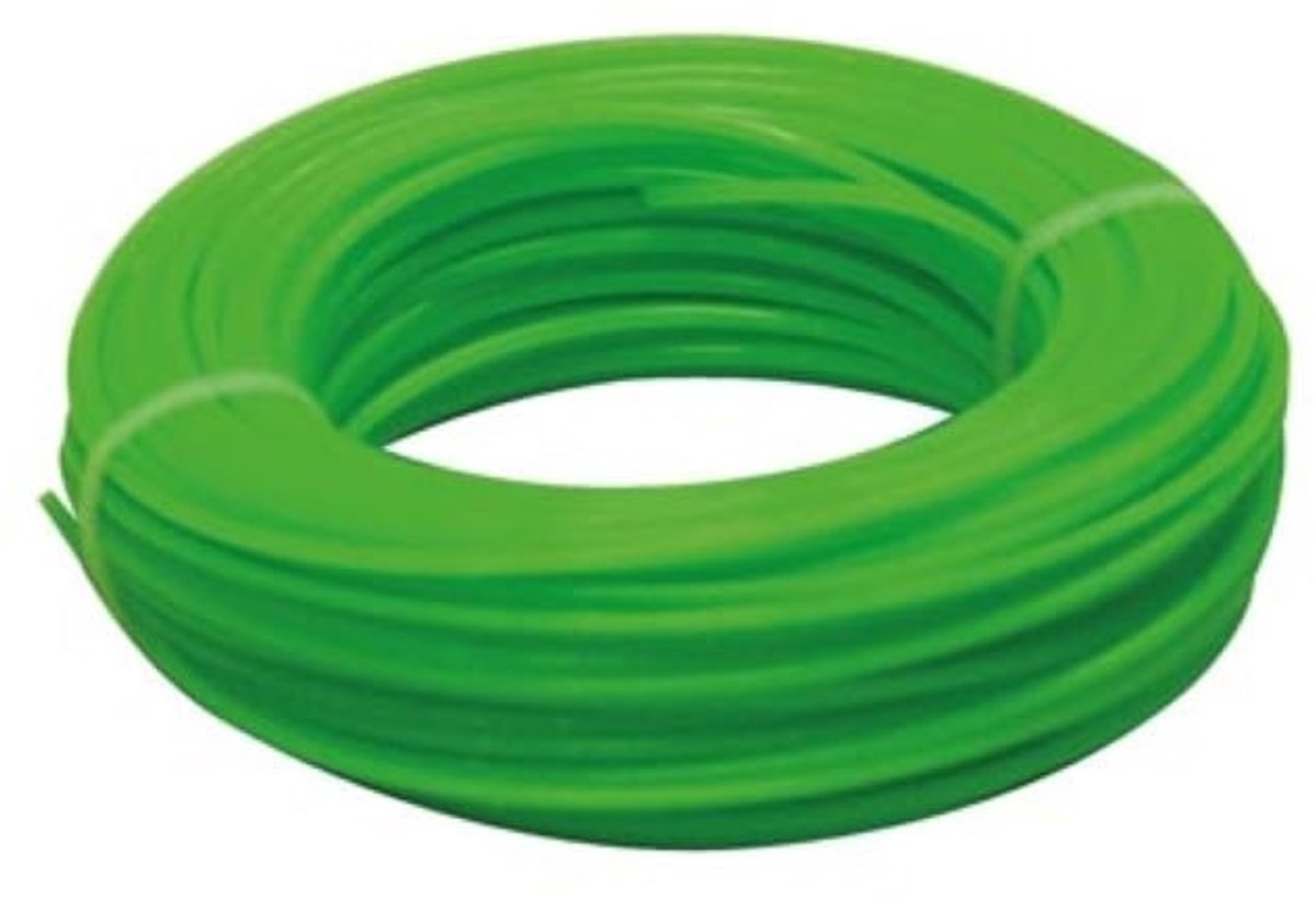 Maaidraad - Groen - 50 m x 1,6 mm - Duurzame Trimmerdraad voor Precisiewerk
