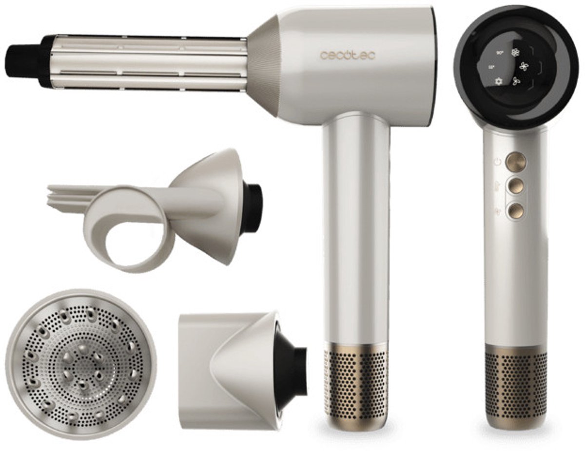 Föhn Cecotec DRY GLAM WAVES CHAMP 103715 Champagne 1600 W